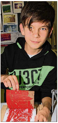 Justin druckt Justin druckt